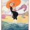 A Vogue Cover of a Woman on a Beach #2