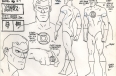 Model sheet for Green Lantern from the “Super Friends” television cartoon