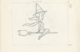 Production drawing from the opening animation of the “Bewitched” television series