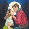 Cover art for “Rangeland Romances,” April 1948