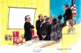 John Gotti courtroom drawing