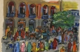 Casablanca Folio: [Busy city street scene in French Morocco]