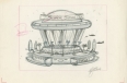 Concept drawing for “The Jetsons” television series
