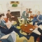 In the midst of the Iran-Contra scandal, the magazine learned that a meeting was to be held at the White House; all key players were to be present.