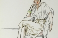 Untitled [Woman in Chair in Green Skirt]