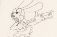 Oswald the Lucky Rabbit animation drawing