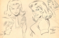 Model sheet of Pepper Potts for “The Marvel Super Heroes” television cartoon