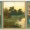 interior of landscape greeting card