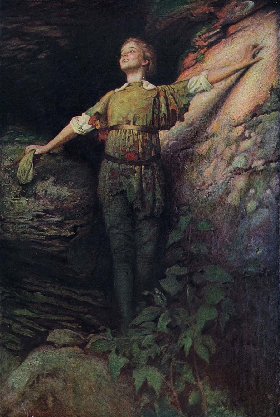 Maude Adams as “Peter Pan” in the play by J.M. Barrie