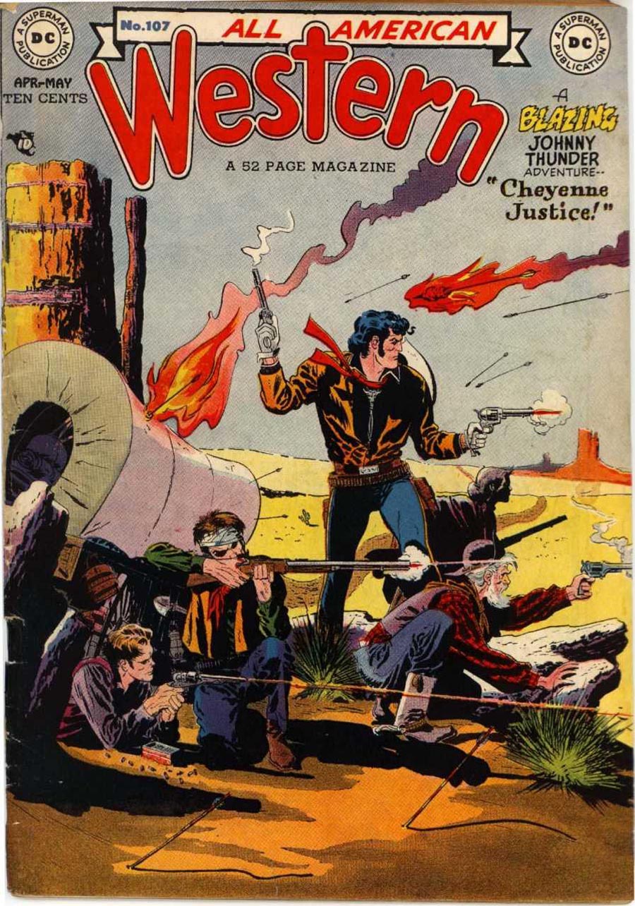 Cover of “All-American Western” #107, April-May, 1949