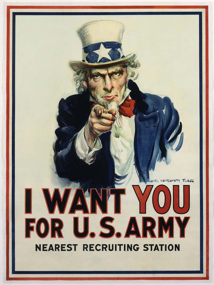 I Want YOU for the U.S. Army