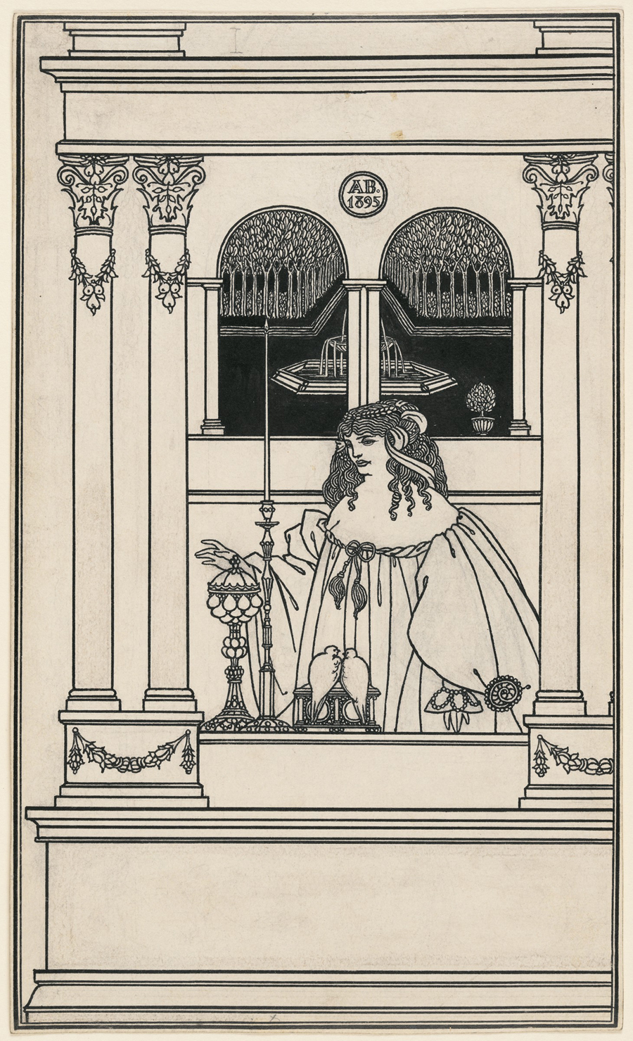 Frontispiece design for “The Story of Venus and Tannhauser”