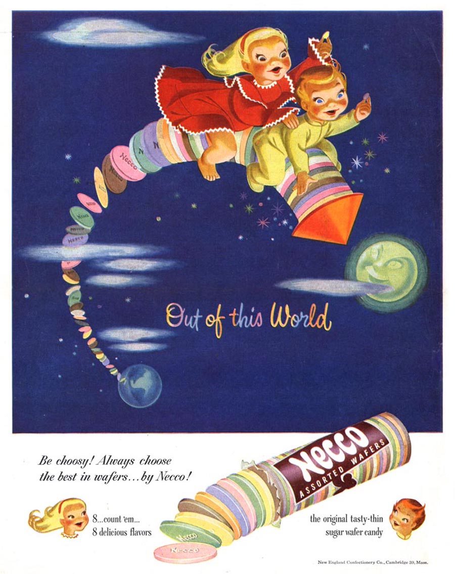 Necco Wafers advertisement