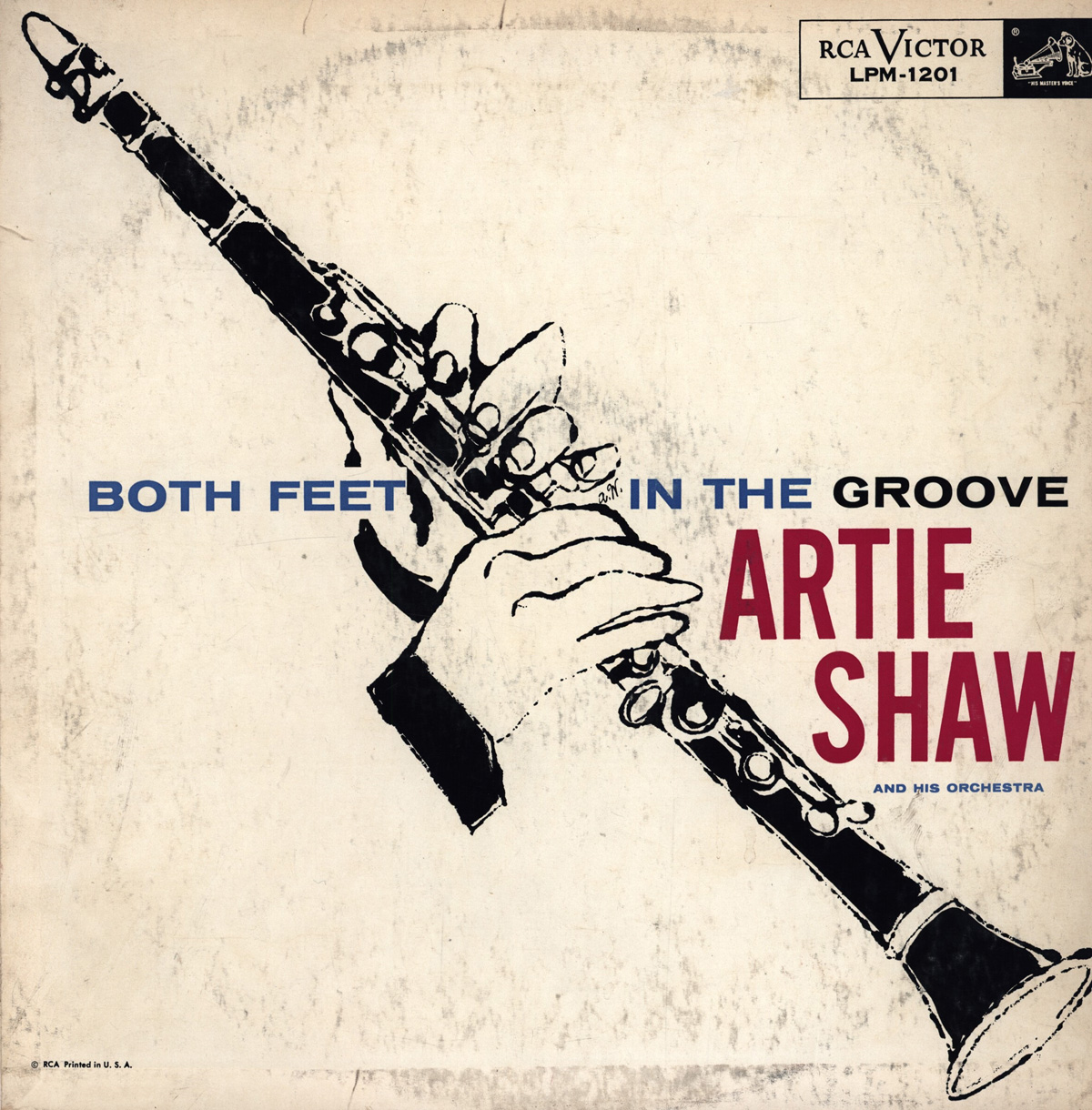 LP cover for Artie Shaw’s “Both Feet in the Groove”