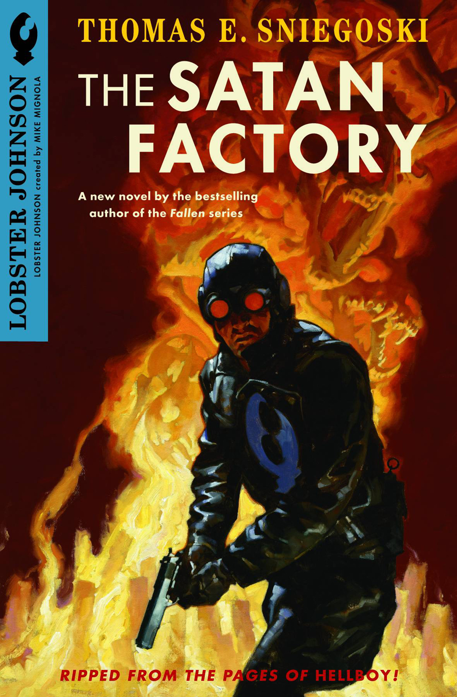 Book cover of “The Satan Factory” by Thomas E. Sniegoski