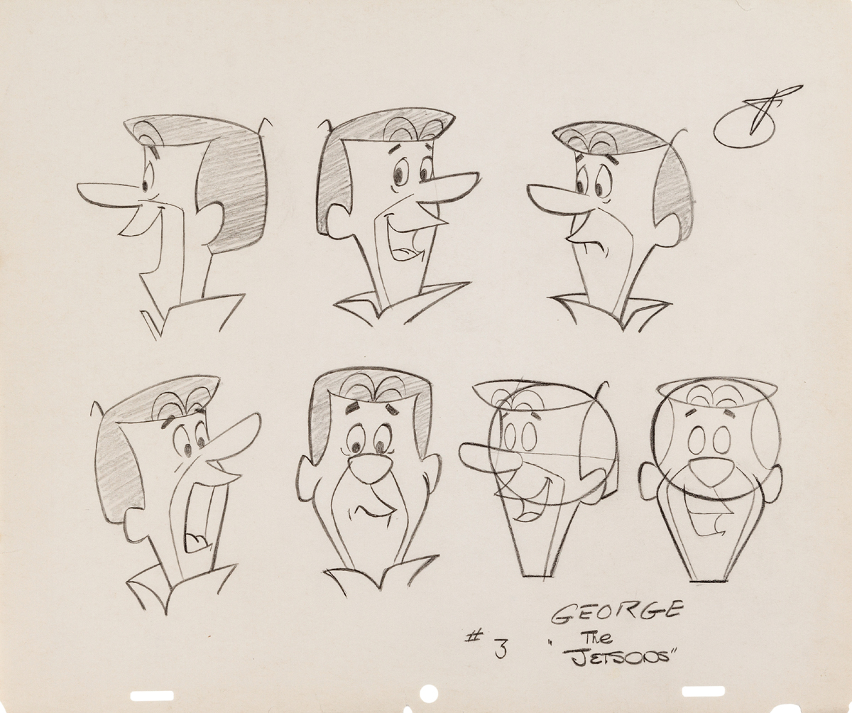 George Jetson model sheet