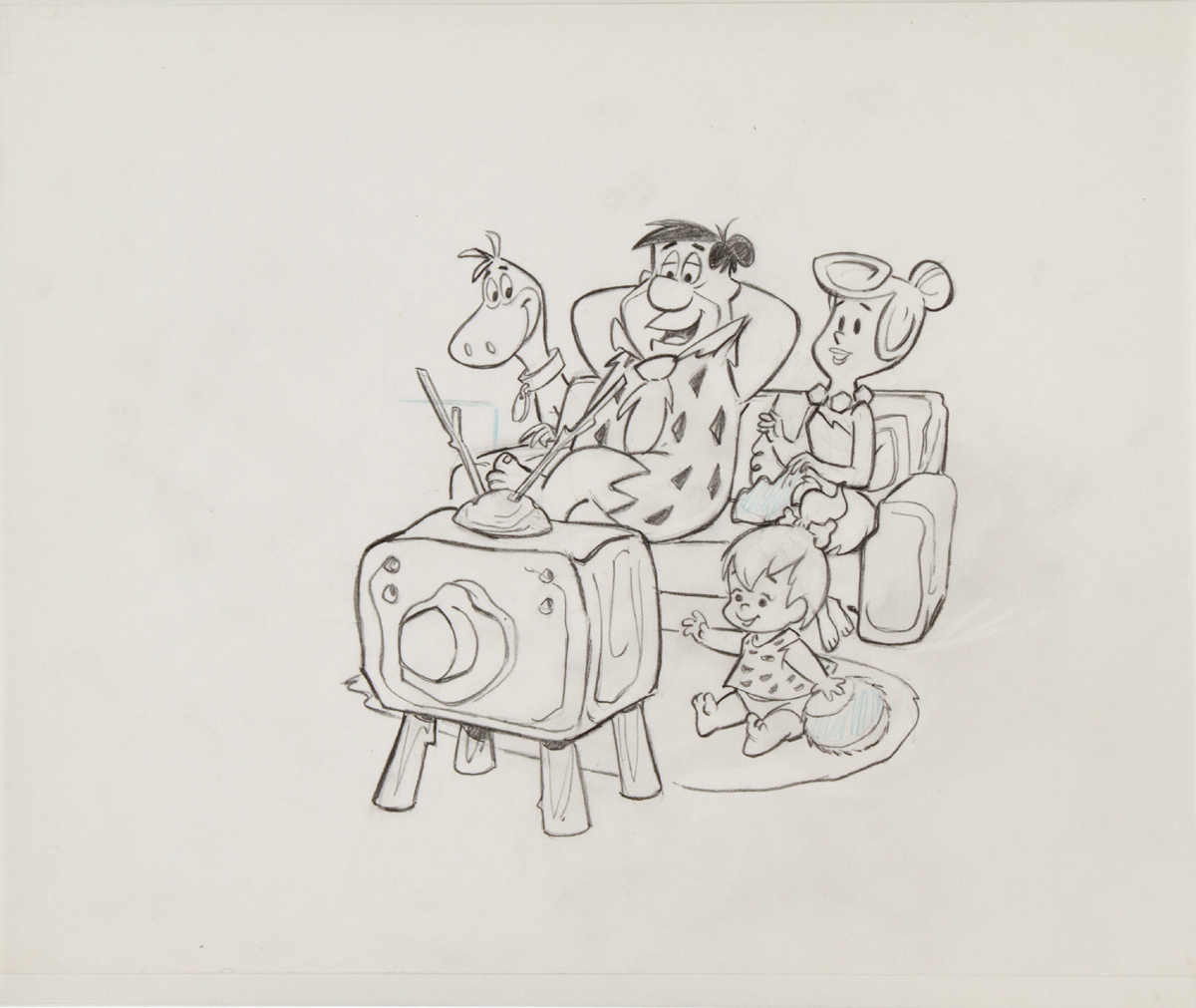 “The Flintstones” publicity drawing