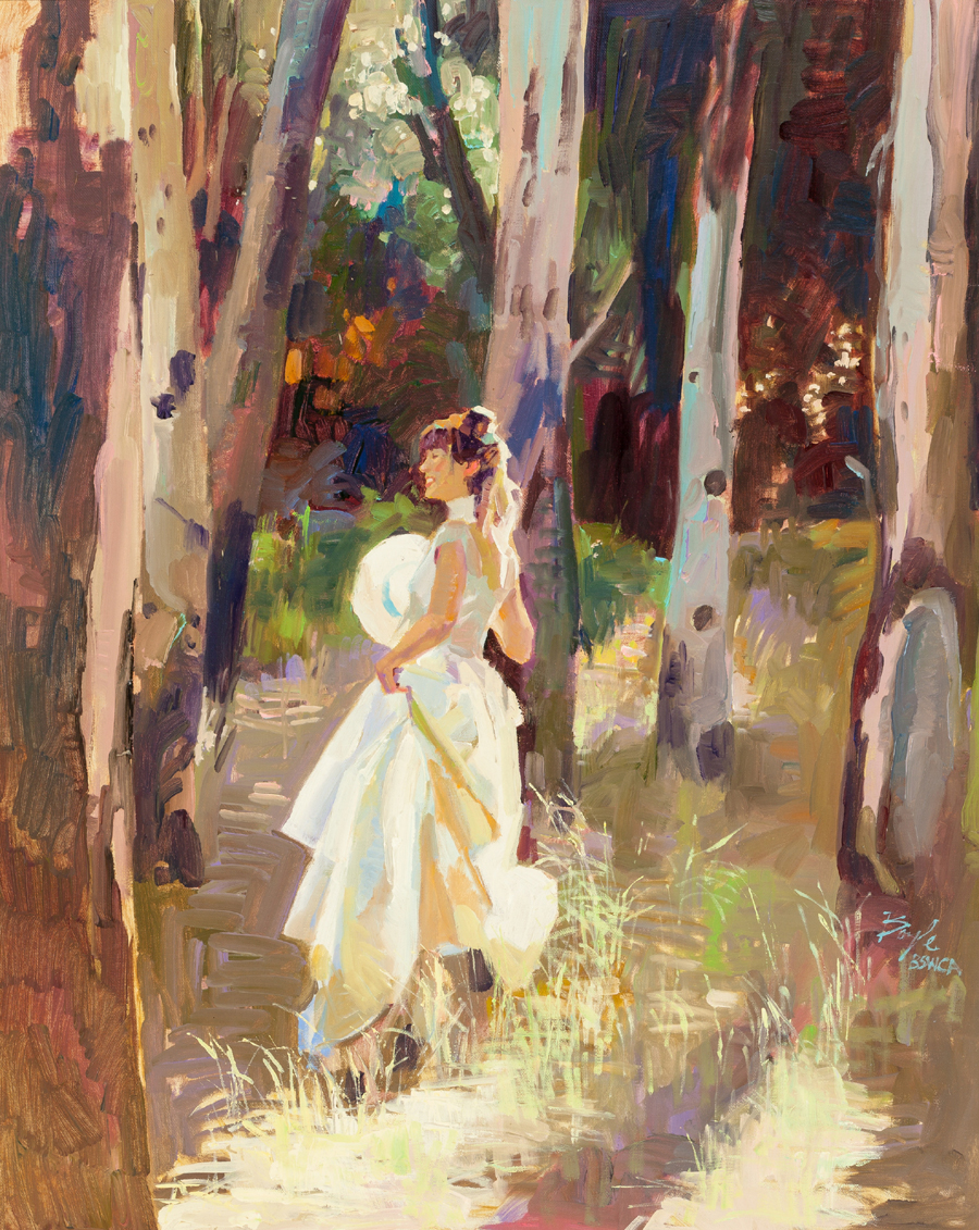 Lady in Woods