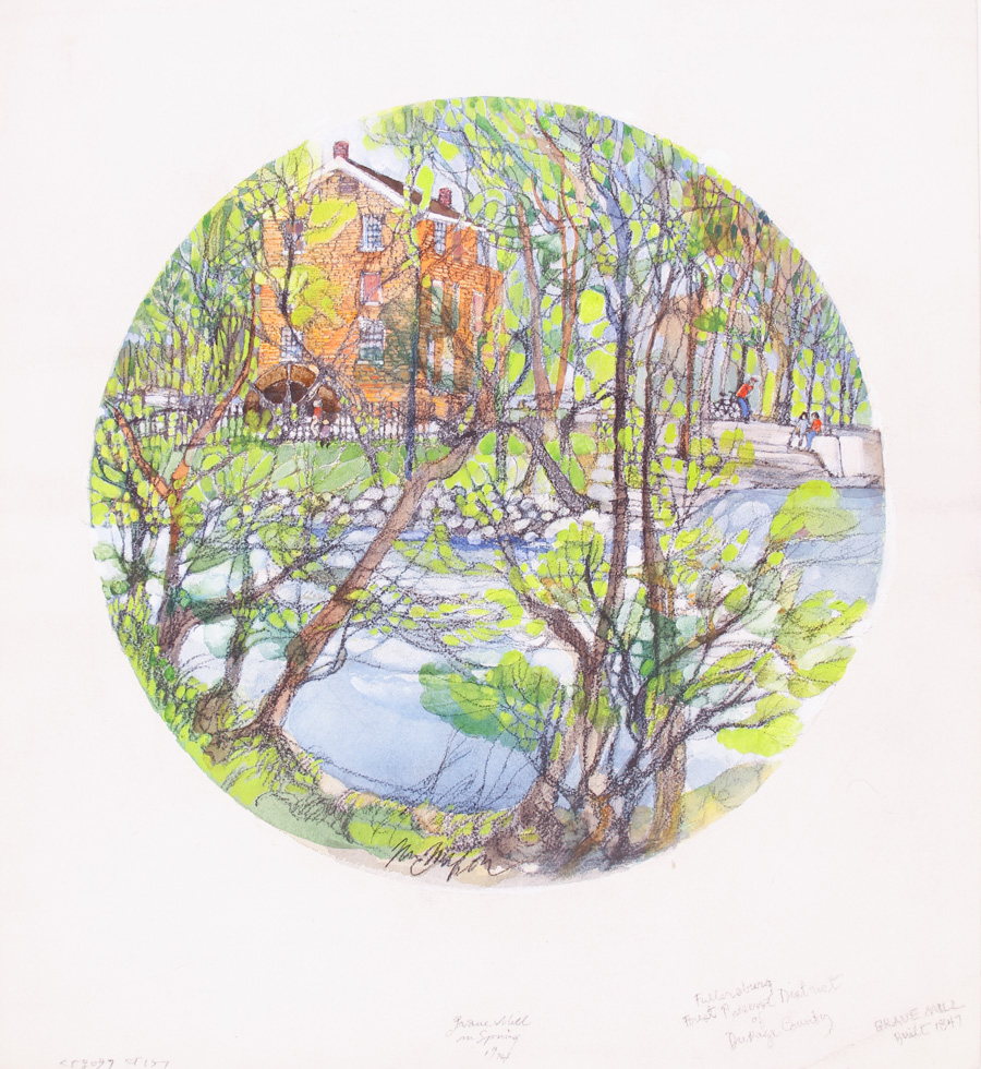 Brave Mill in Spring (Collector Plate)