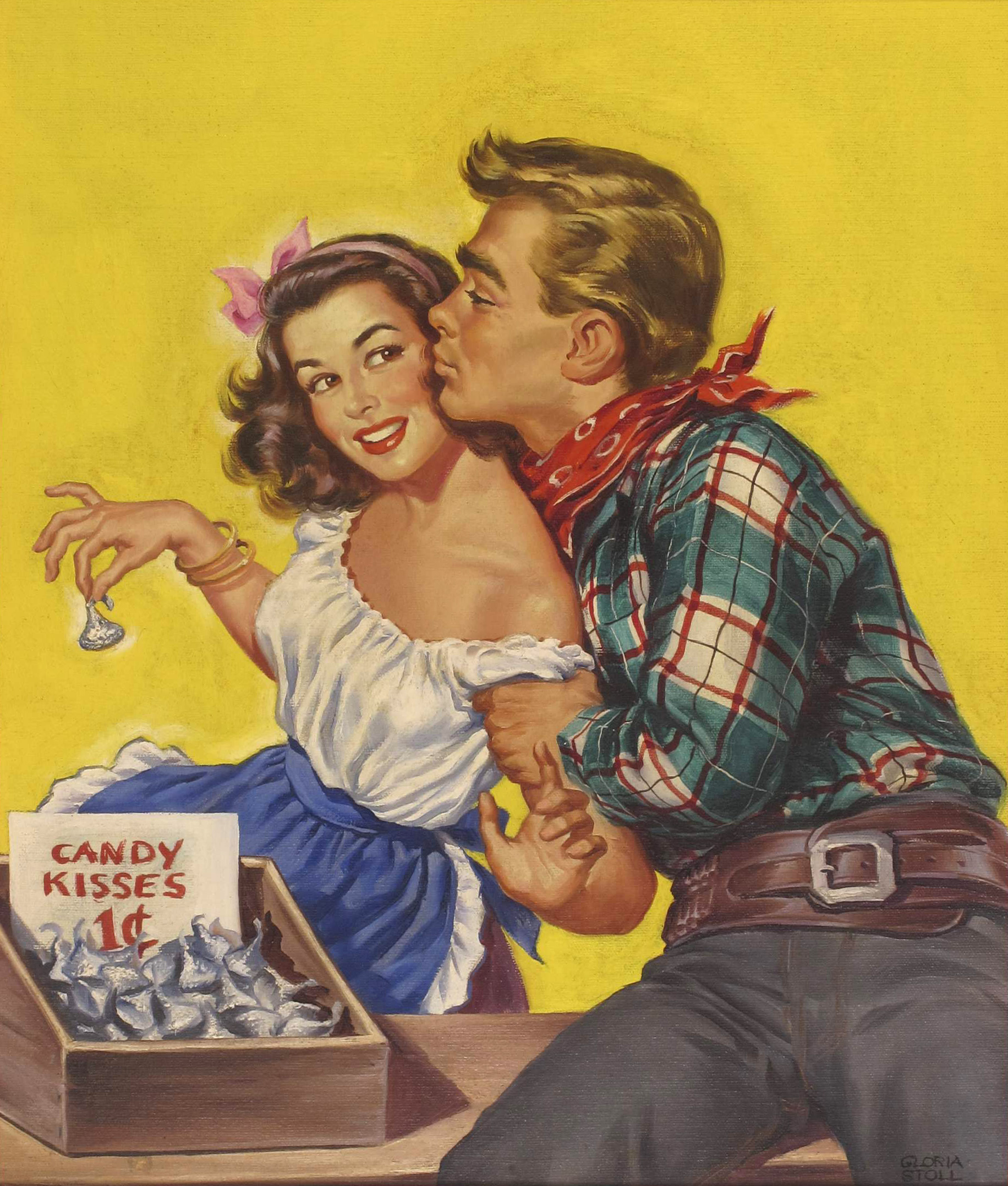 Cover art for “Rangeland Romances,” June 1949