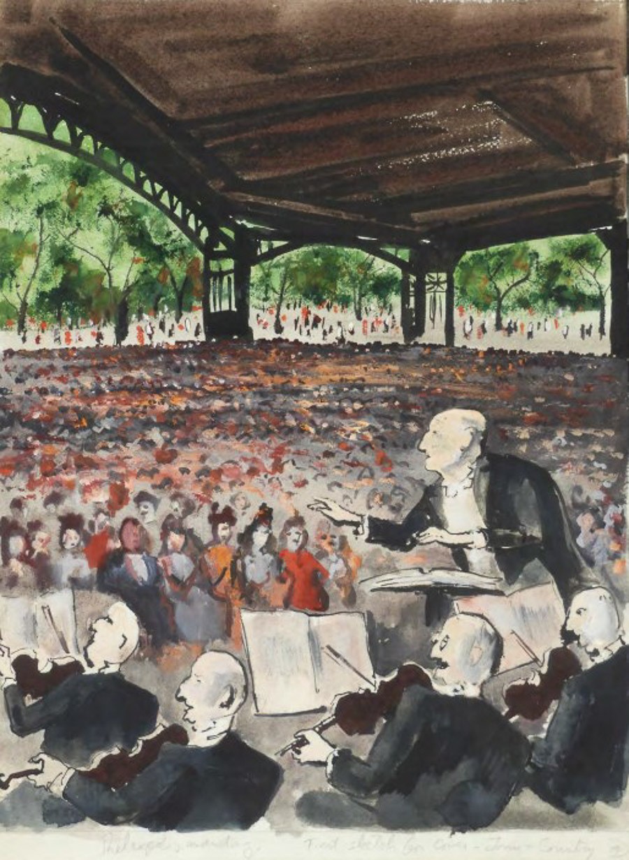 Mitropoulos Conducting in Central Park