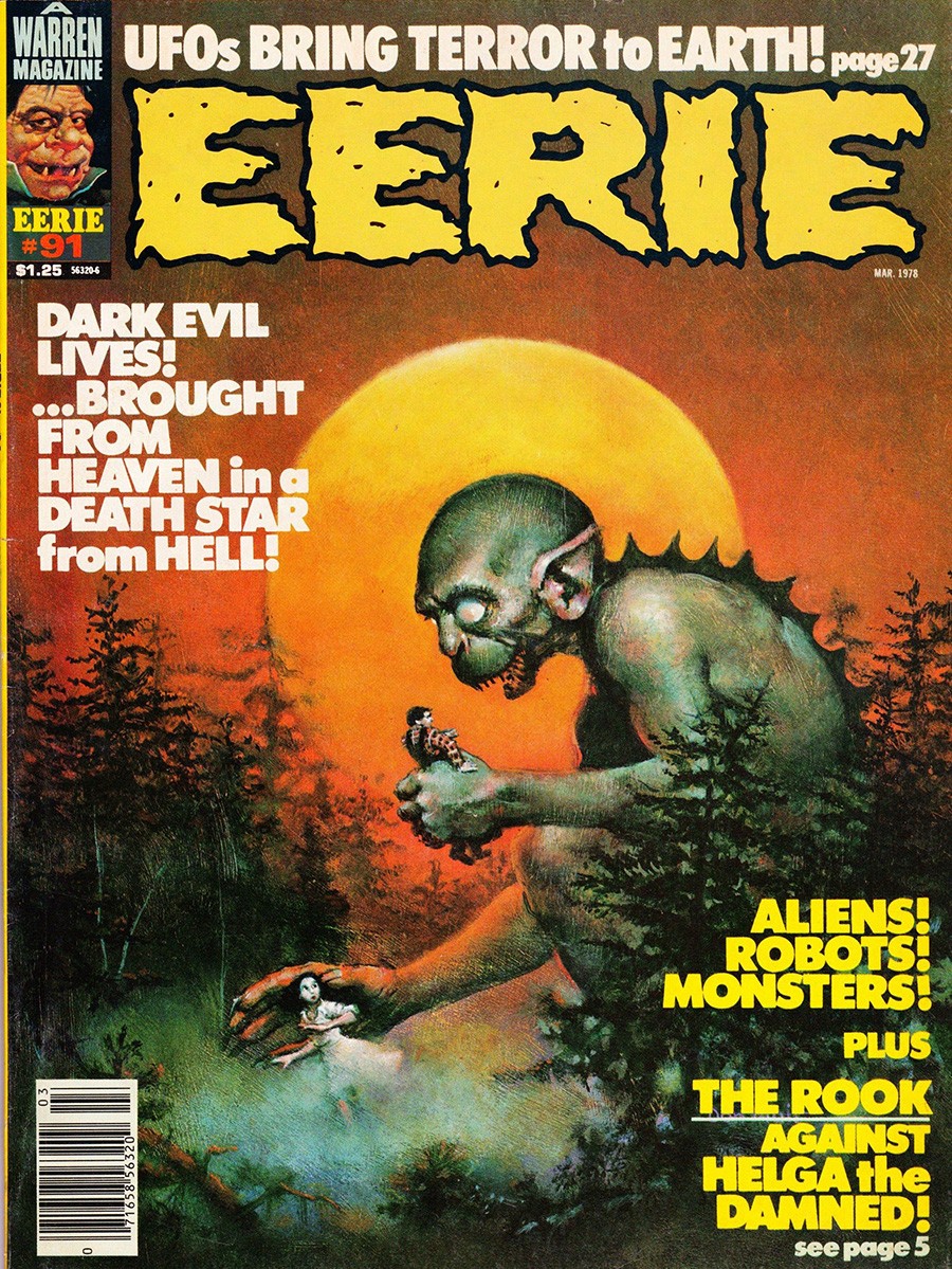 Cover of “Eerie,” no.91, March 1978