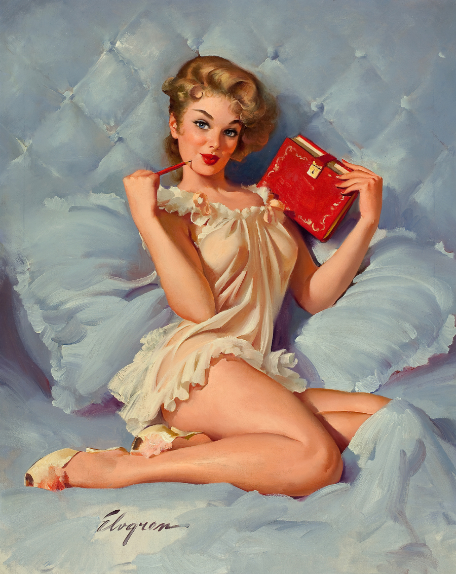 Illustrations by Gil Elvgren.