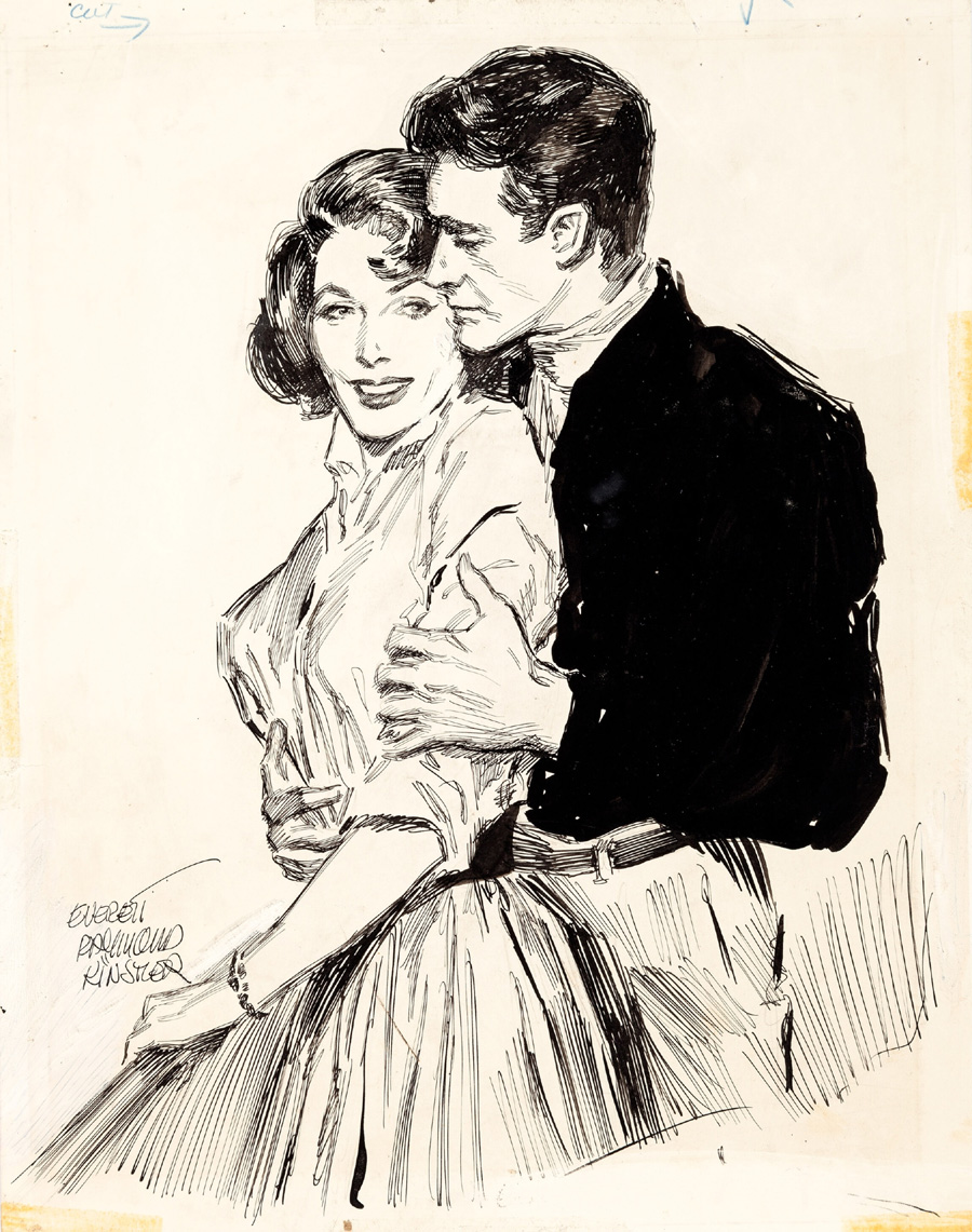 Cover art for “Exciting Love,” 1958