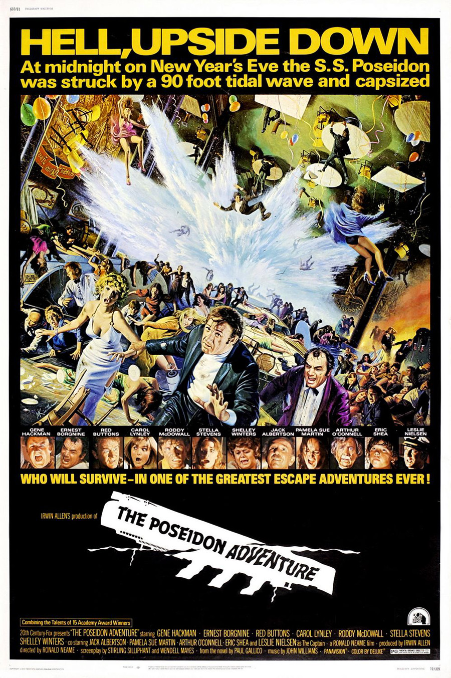 Film poster for “The Poseidon Adventure”