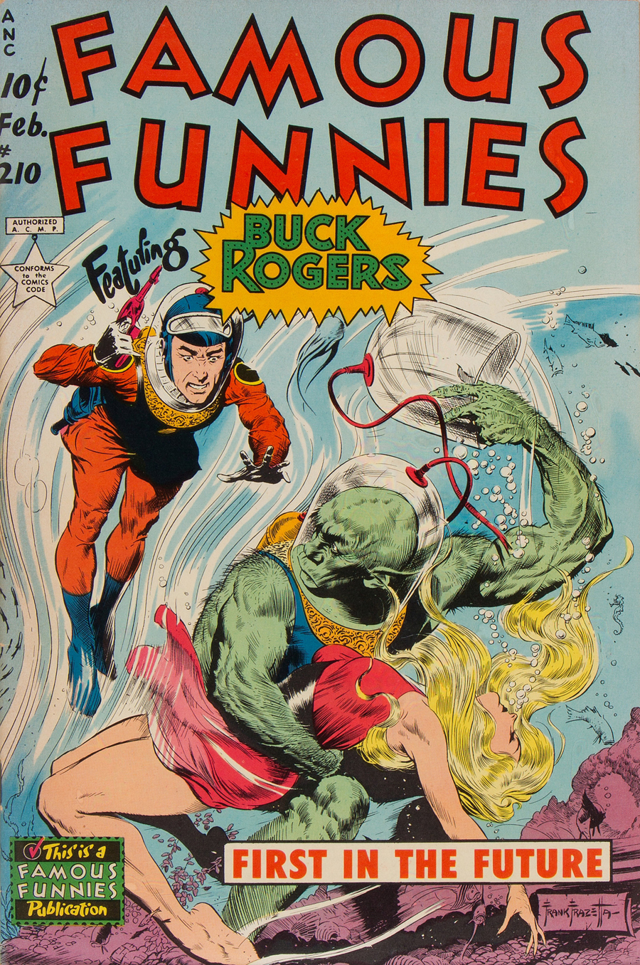 Cover of “Famous Funnies” #210, February 1954