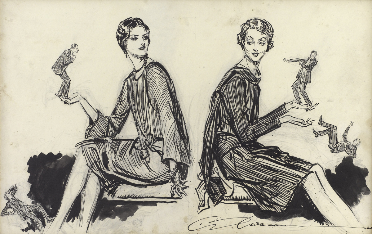 Charles Dana Gibson Illustrations 