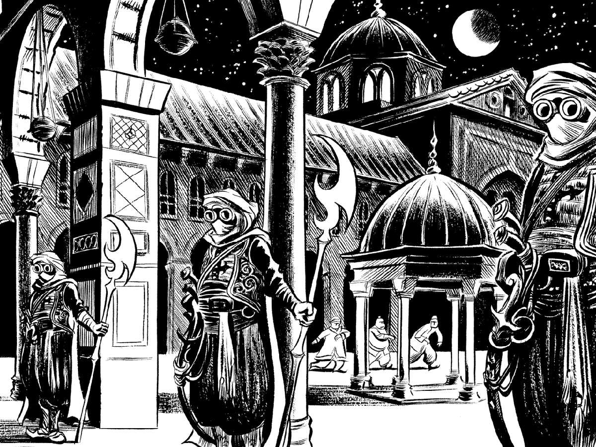 Page from “Habibi”