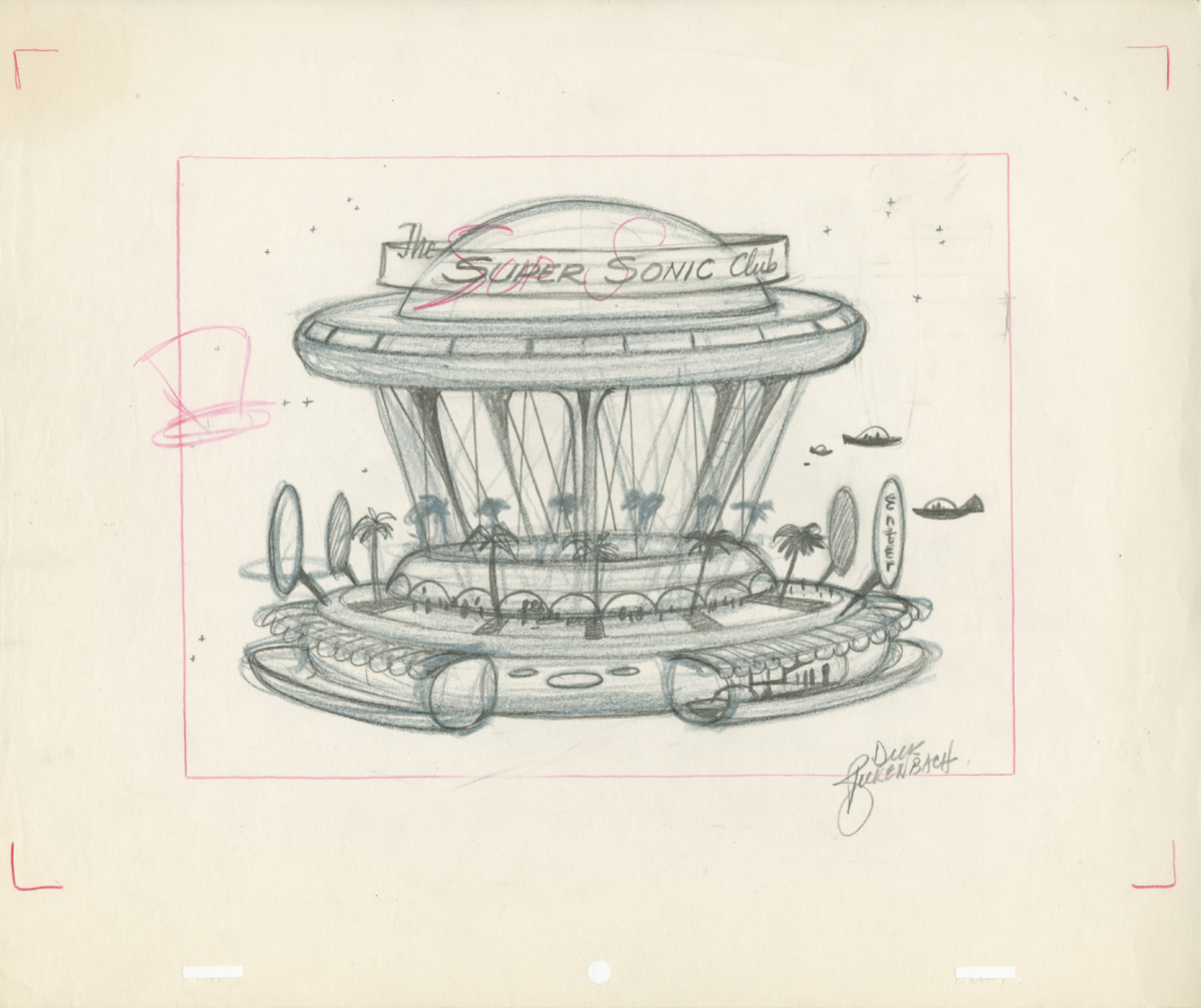 Concept drawing for “The Jetsons” television series