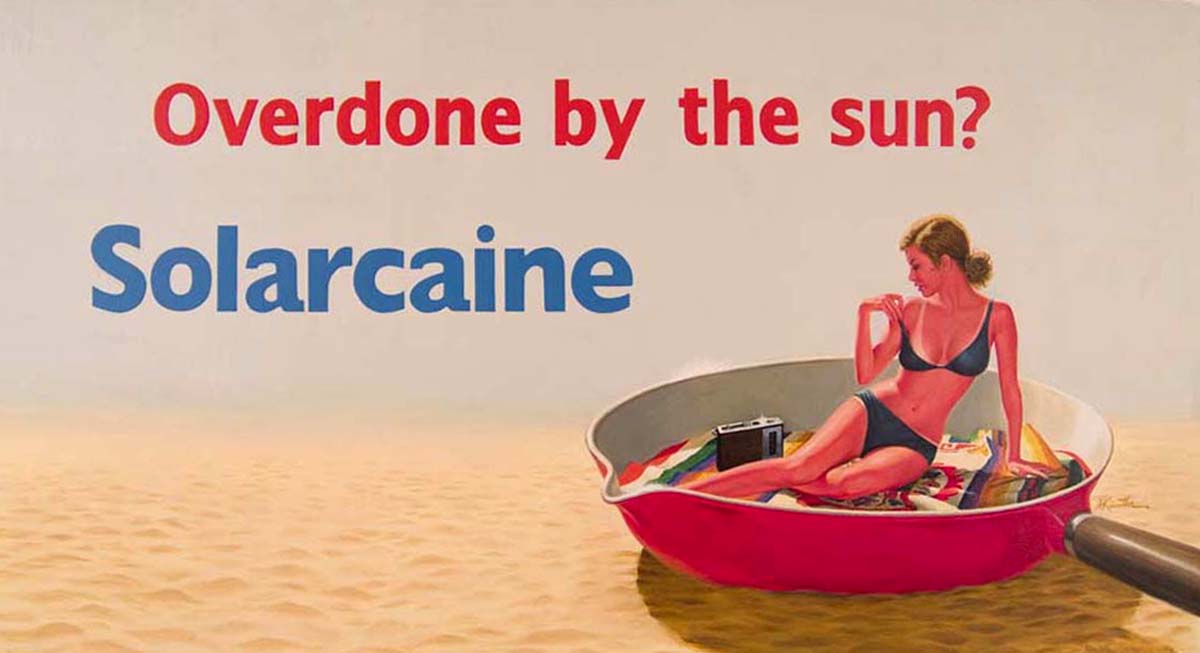 Overdone by the Sun? Solarcaine advertisement