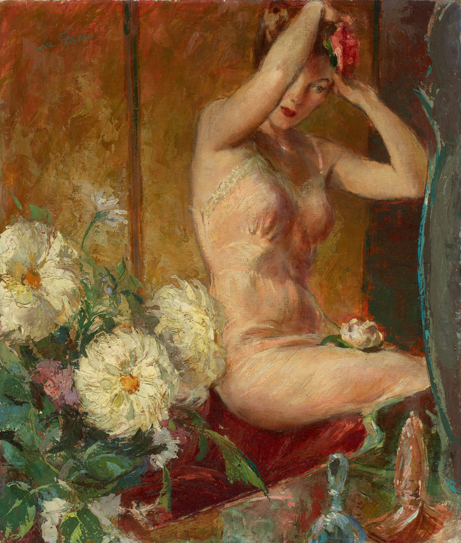 Woman Among Flowers