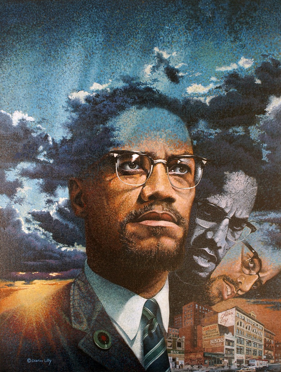 Malcolm X Illustration History