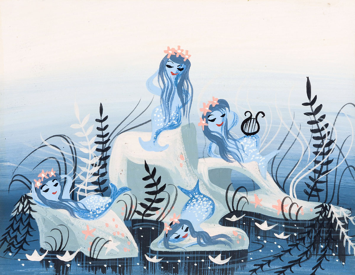 “Peter Pan” mermaids concept art