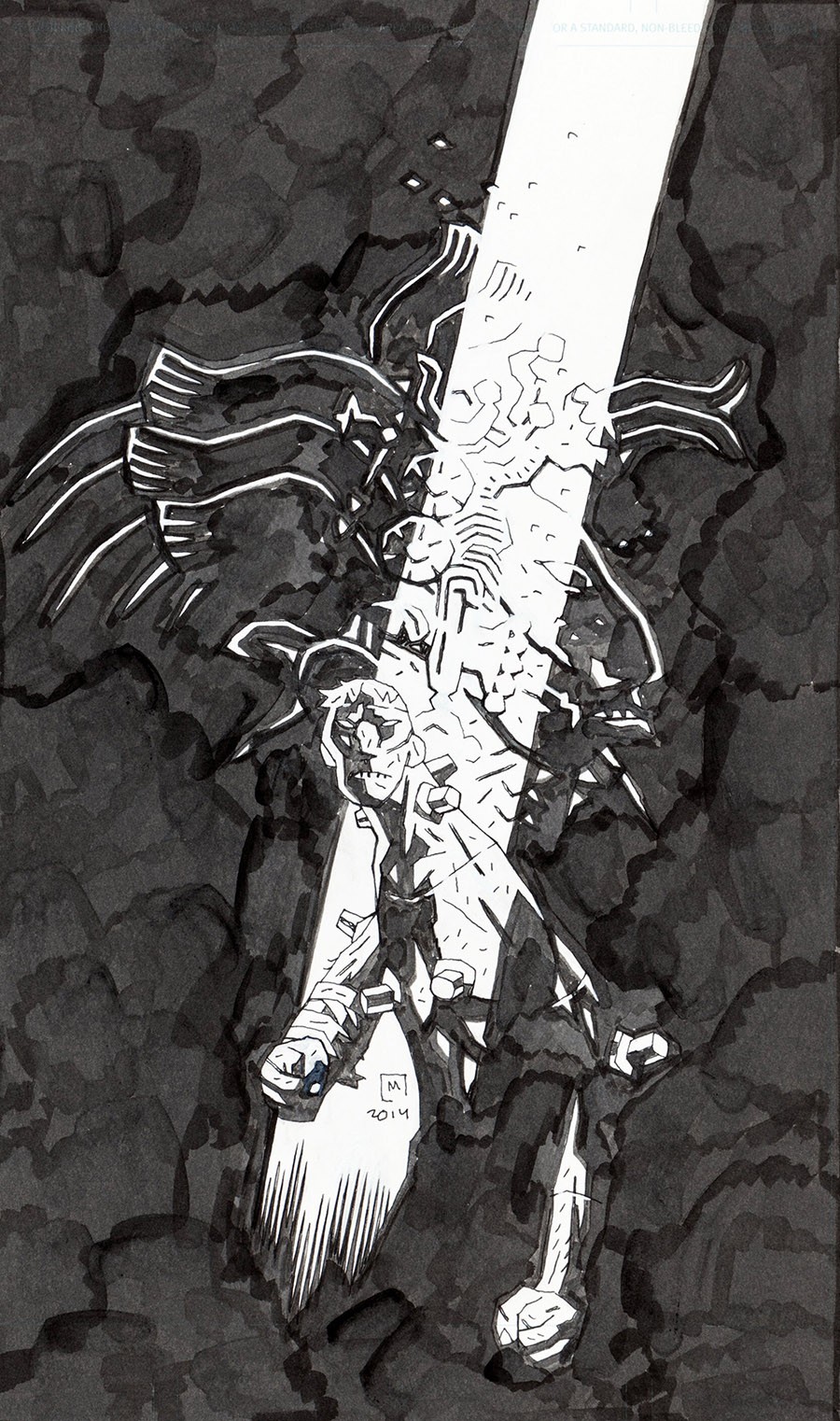 Unpublished cover art for “Frankenstein Underground,” no.1, March 2015