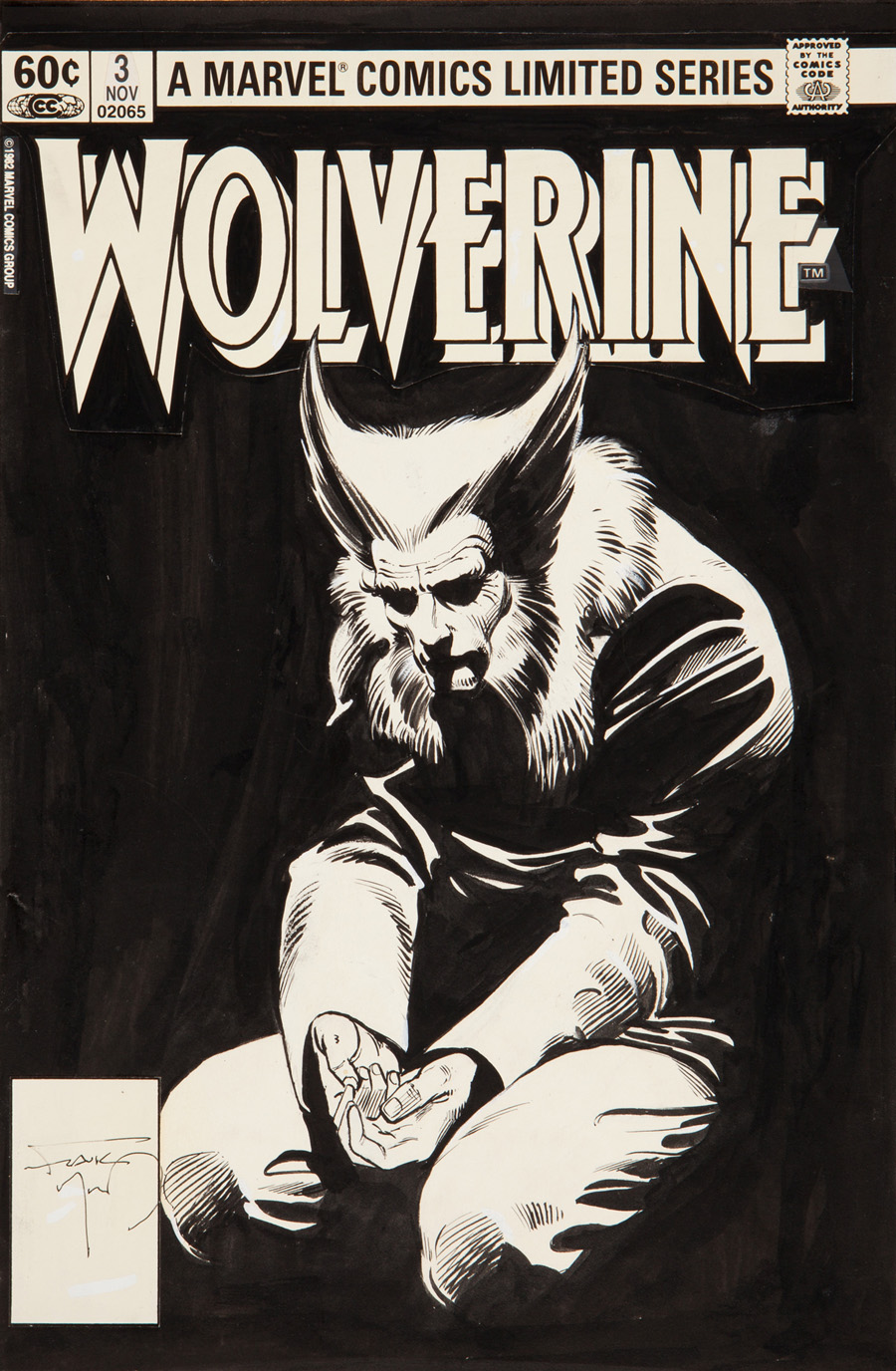Cover art for “Wolverine” #3, November 1982