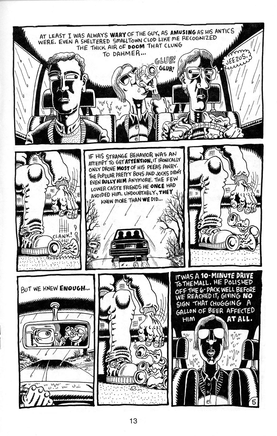 Page from “My Friend Dahmer,” March 1, 2012