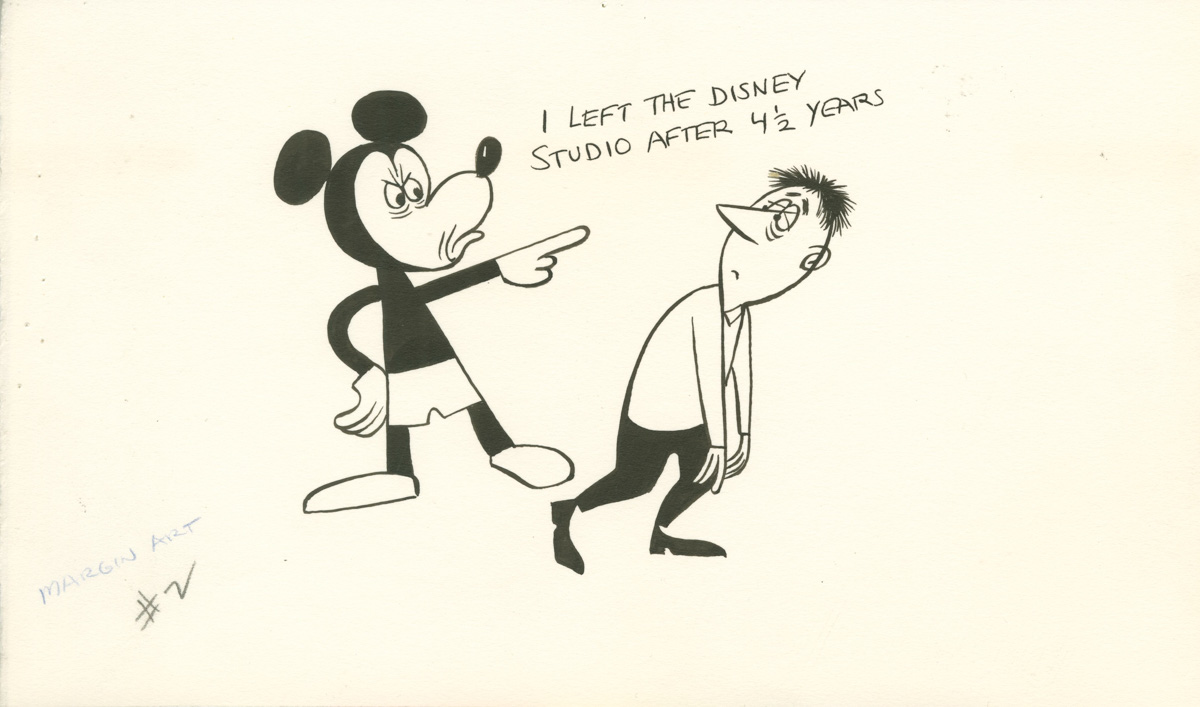 I left the Disney studio after 4 1/2 years
