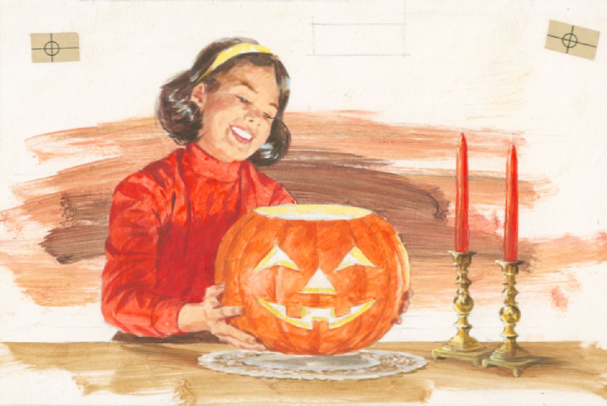 Girl with Jack o’ Lantern