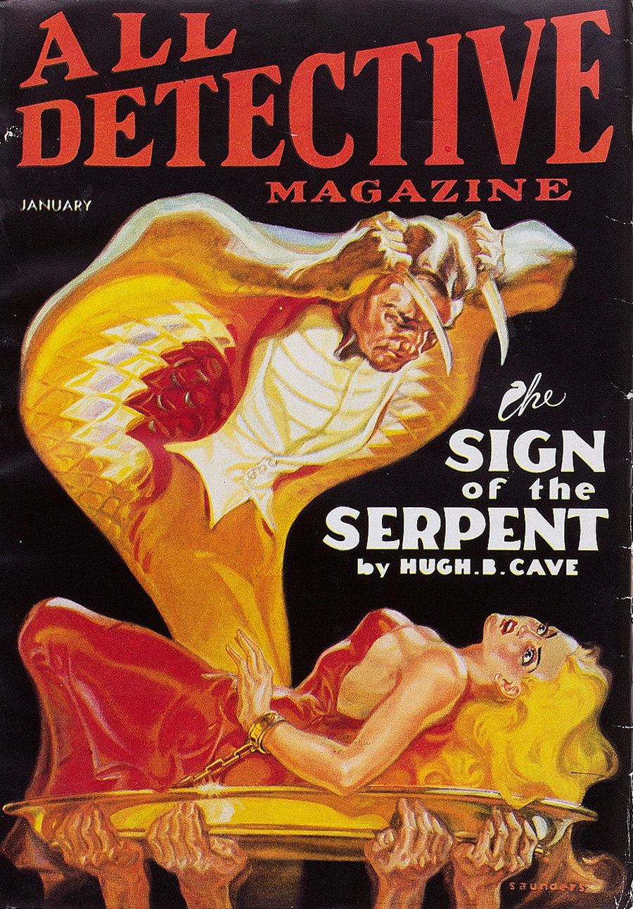Cover of “All-Detective Magazine,” January 1935