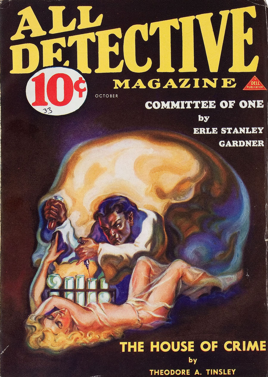 Cover of “All-Detective Magazine,” October 1933