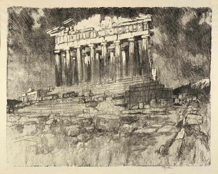 Sunset on the Parthenon, from the series Land of Temples