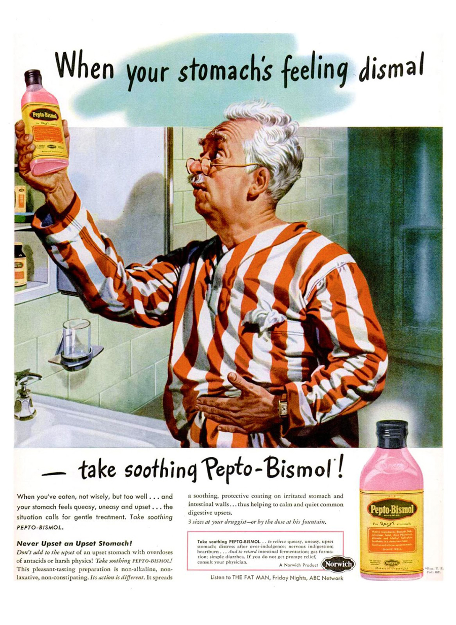 Pepto-Bismol advertisement