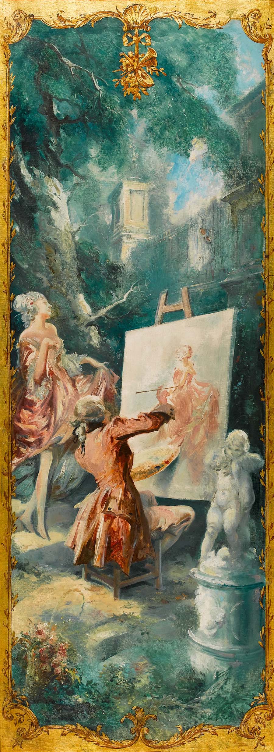 The Artist in an Allegorical Setting