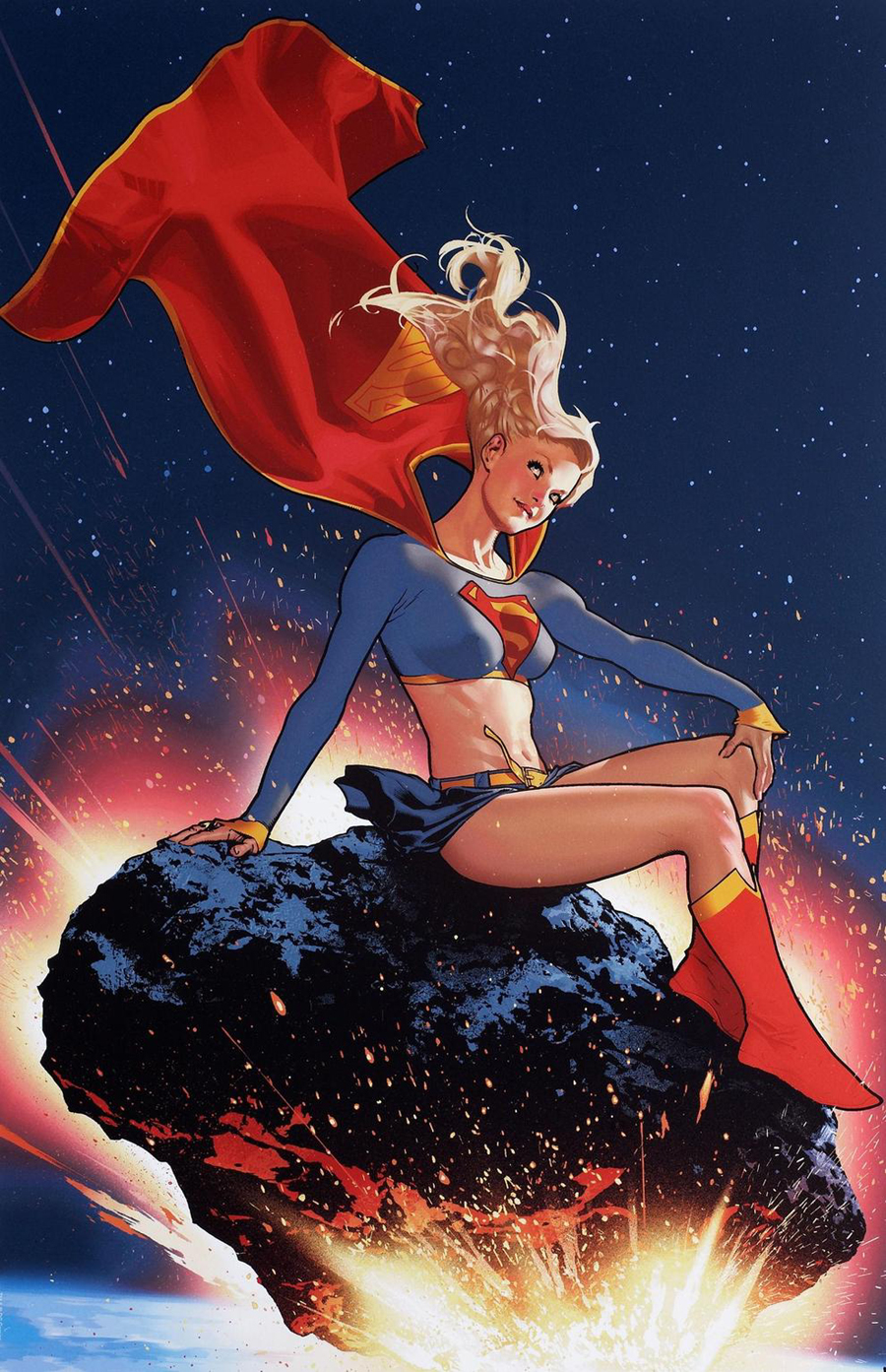 Cover art for “Supergirl and the Legion of Super-Heroes,” Vol. 1 #23, December 2006 (variant)