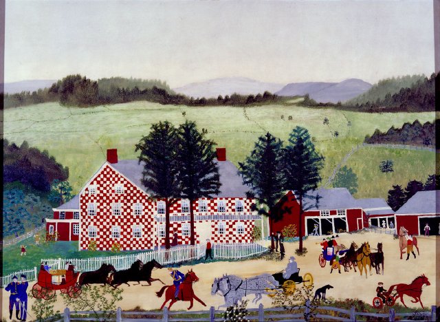 The Old Checkered House, 1853