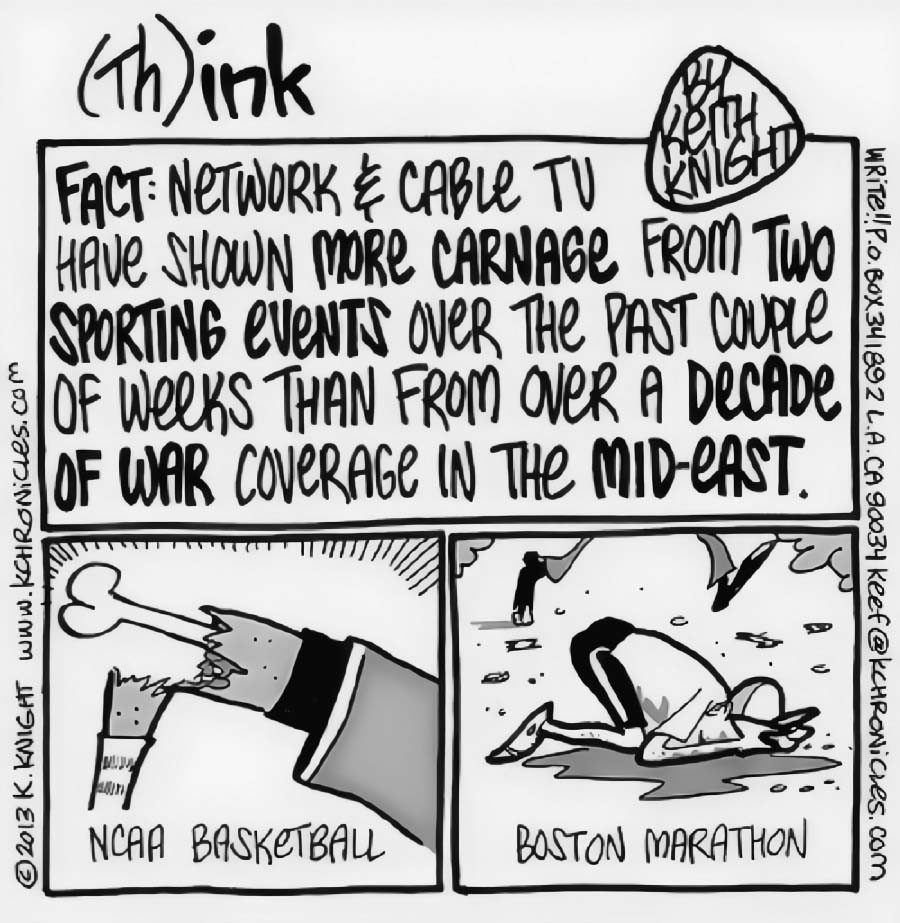 “(Th)ink” cartoon, April 26, 2013